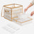 Christmas Ball Organiser - Fabric - Sandy Gold - 128 Bauble Capacity with Modular Dividers