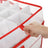 Large Storage Box - Fabric - Red - Modular Dividers for Christmas Baubles