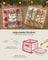 Christmas Ornament Storage Box - Plastic - Semi-Transparent - Modular Dividers