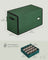 128-Slot Christmas Decoration Storage Box - Fabric and Non-Woven Fabric - Forest Green - with Side Open