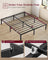 Metal bed frame - Steel - Ink Black