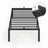 Metal bed frame - Steel - Ink Black