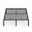 Double Metal Bed Frame - Steel - Ink Black
