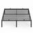 Metal bed frame - Steel - Ink Black