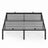 Metal bed frame - Steel - Ink Black