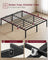 Metal bed frame - Steel - Ink Black
