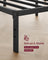 Metal bed frame - Steel - Ink Black