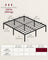 Metal bed frame - Steel - Ink Black