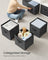 Fabric Bins - Non-Woven Fabric and Plastic - Ink Black
