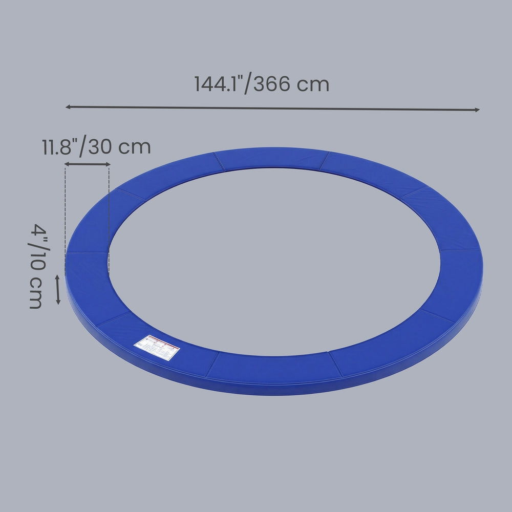Trampoline Spring Cover, Safety Pad - PVC - Blue Shipping