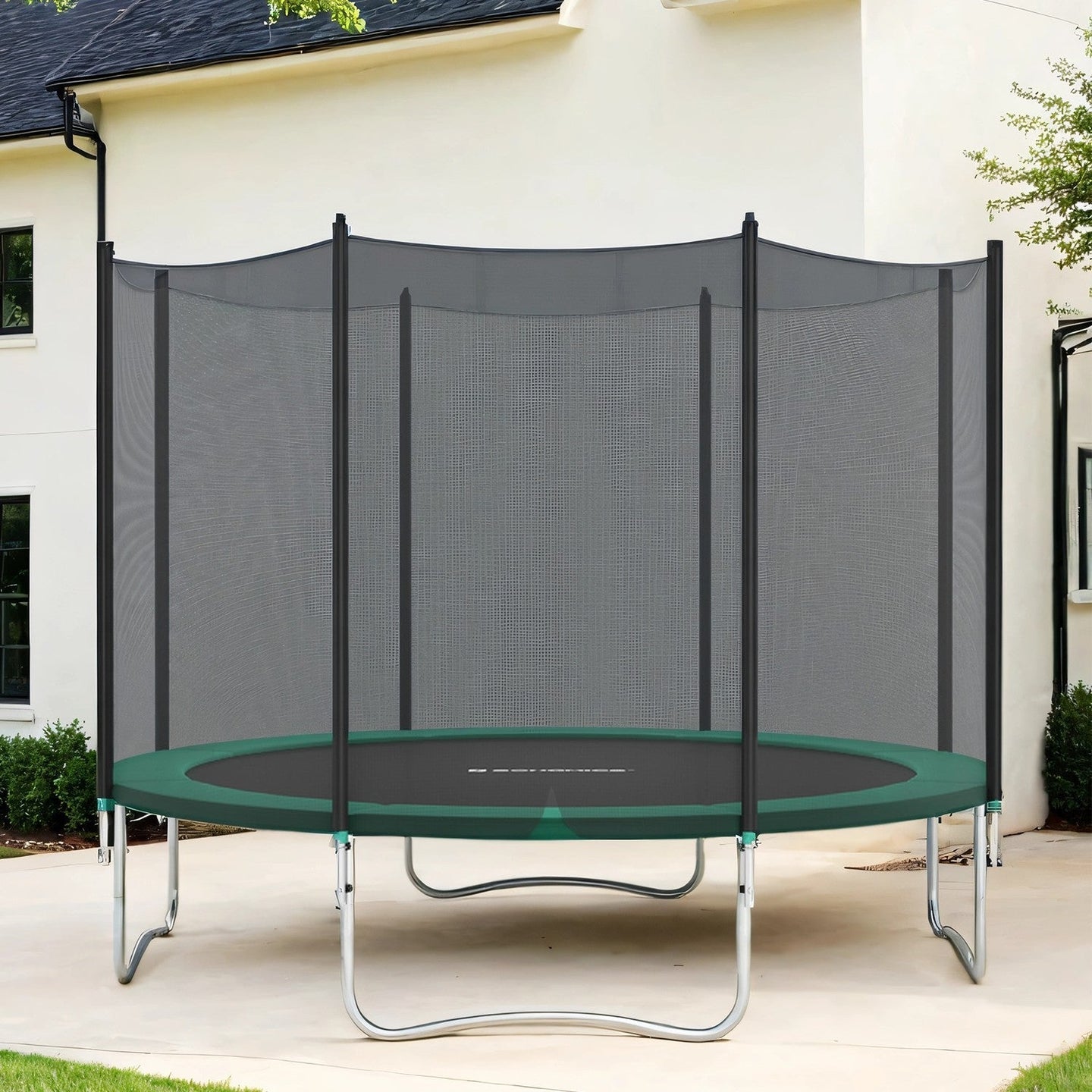 Trampoline Safety Pad - Green - 8 ft Replacement Spring Cover and Edge Protection