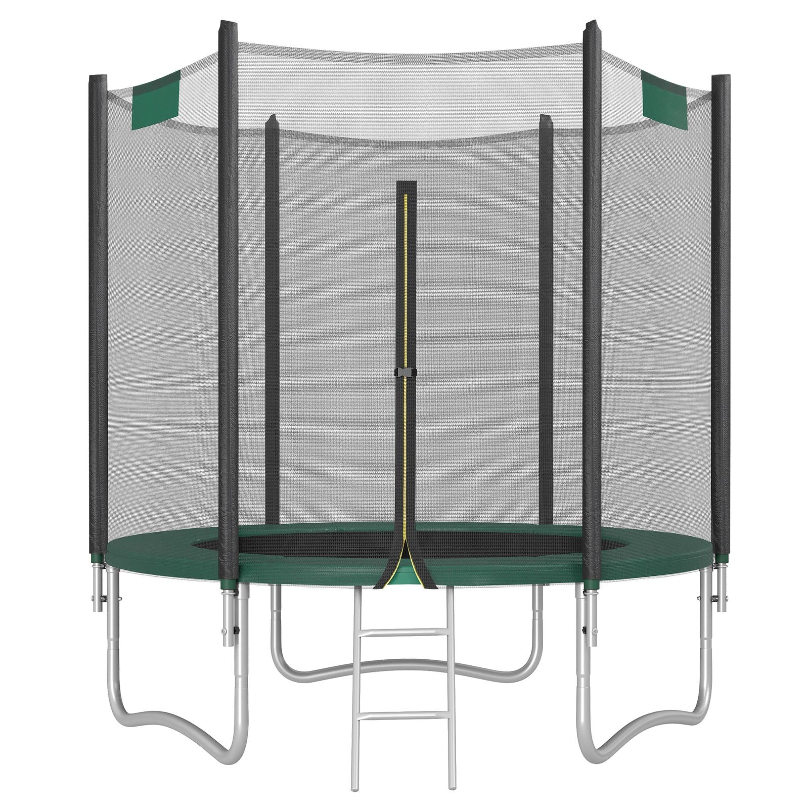 Kids Trampoline - Steel - Blue - 6 ft with Enclosure Net and Safety Pad