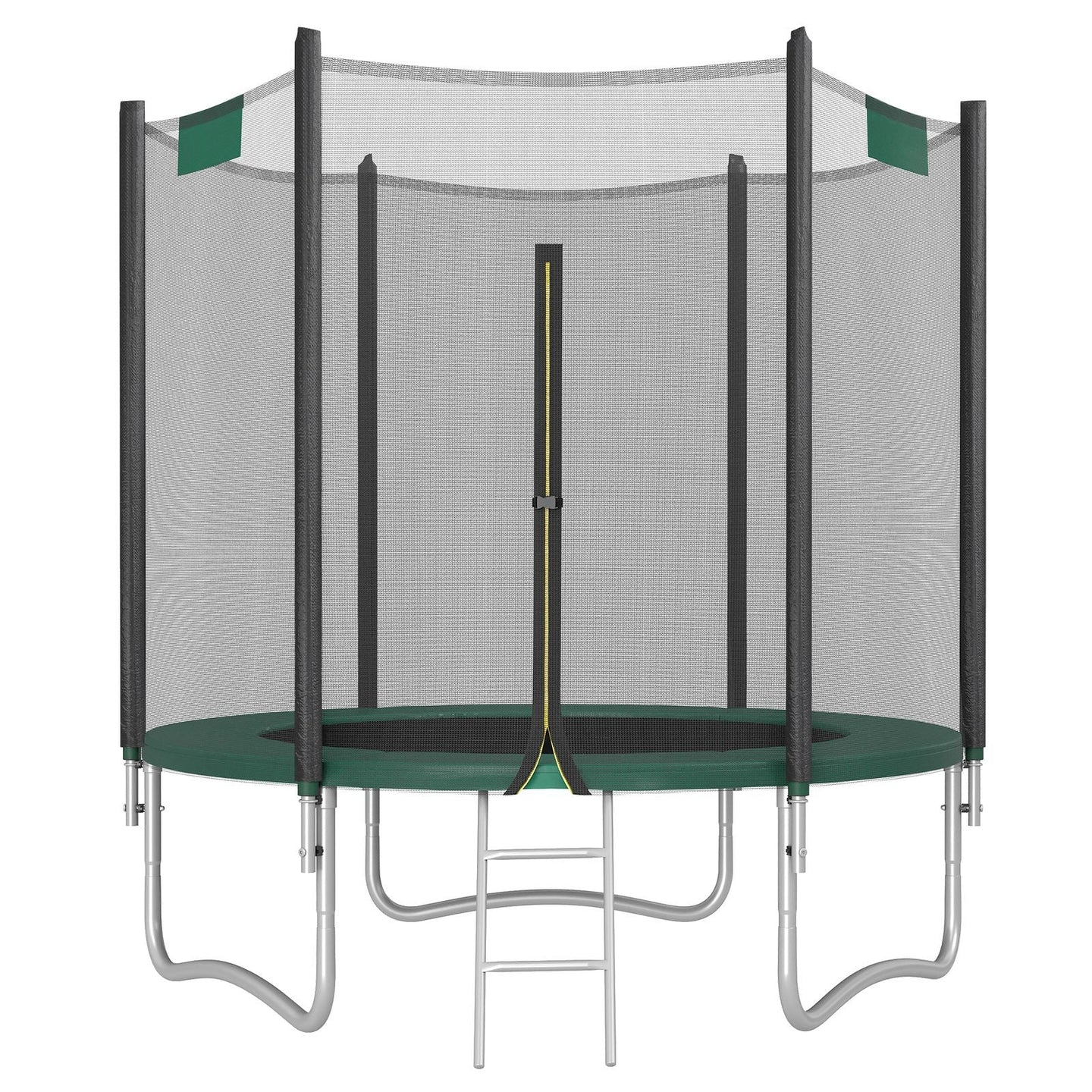Kids Trampoline - Steel - Blue - 6 ft with Enclosure Net and Safety Pad