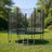 Kids Trampoline - Steel - Blue - 6 ft with Enclosure Net and Safety Pad