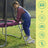 Kids Trampoline - Steel - Blue - 6 ft with Enclosure Net and Safety Pad