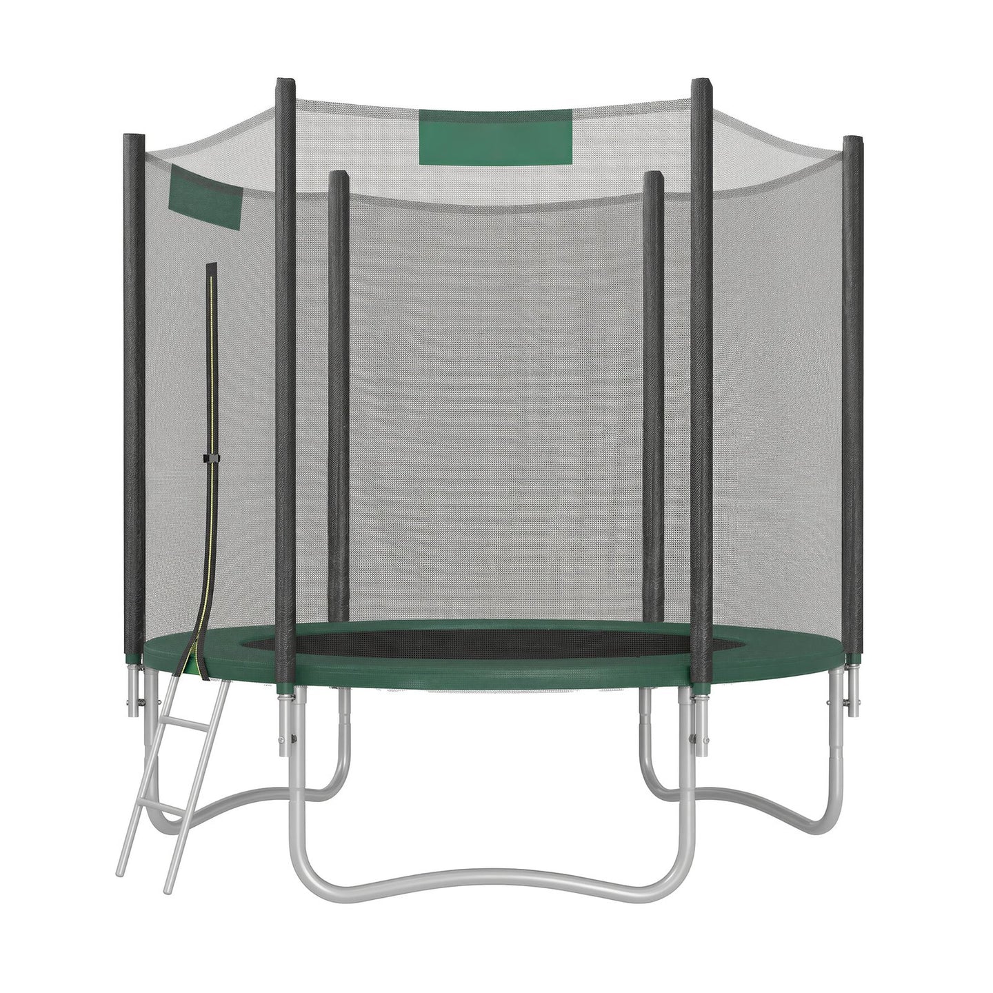 Outdoor Jumping Mat - Steel Tubes and Thick EPE Foam - Green