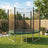 Outdoor Jumping Mat - Steel Tubes and Thick EPE Foam - Green