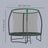 Children’s Trampoline - Frame: Steel Tubes; - Black - with Safety Net