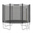 Outdoor Jumping Mat - Frame: Steel Tubes; - Black - with Safety Net