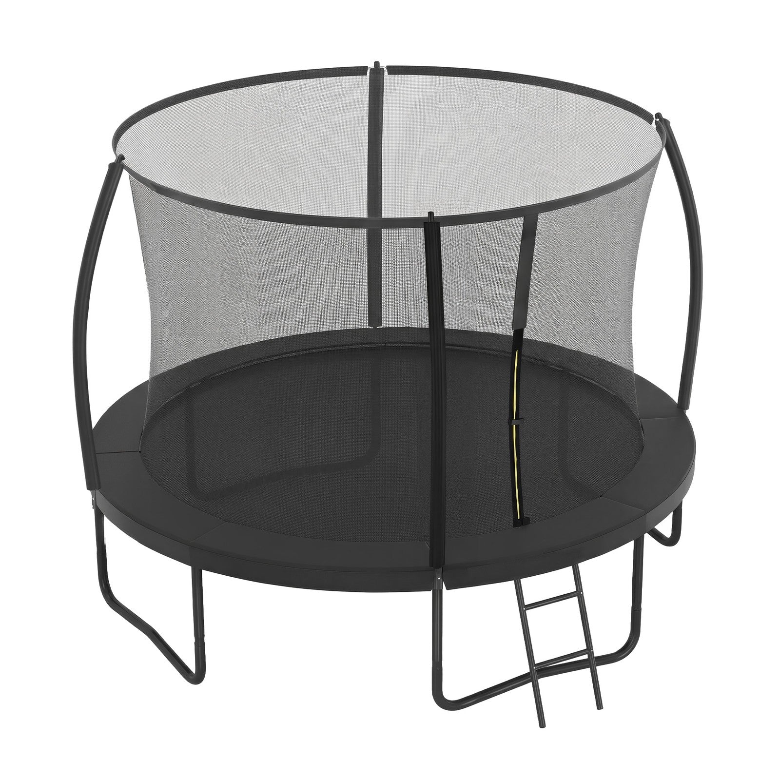 Outdoor Jumping Mat - Steel Tubes and Thick EPE Foam - Black