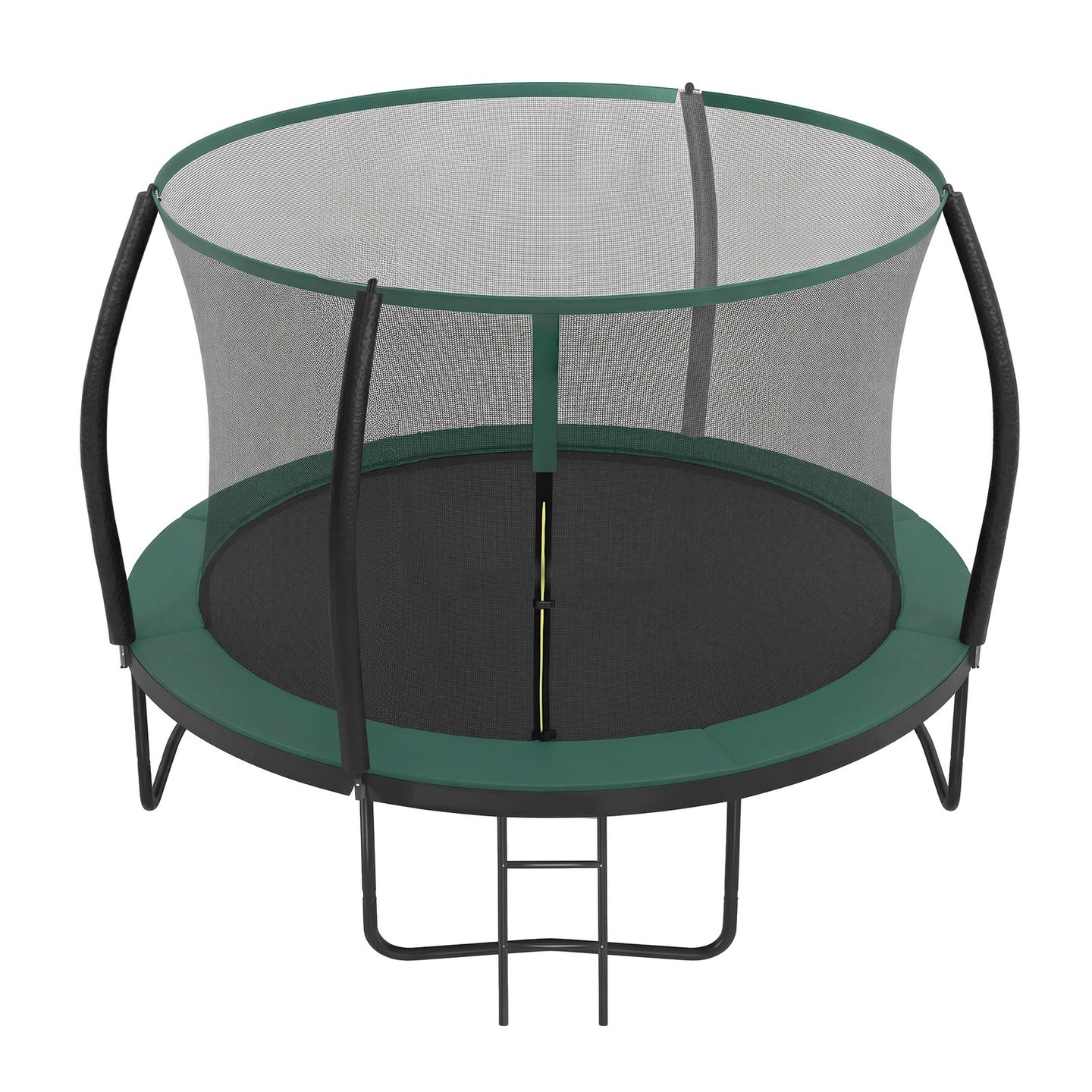 Outdoor Trampoline for Kids - Frame: Steel Tubes; - Black