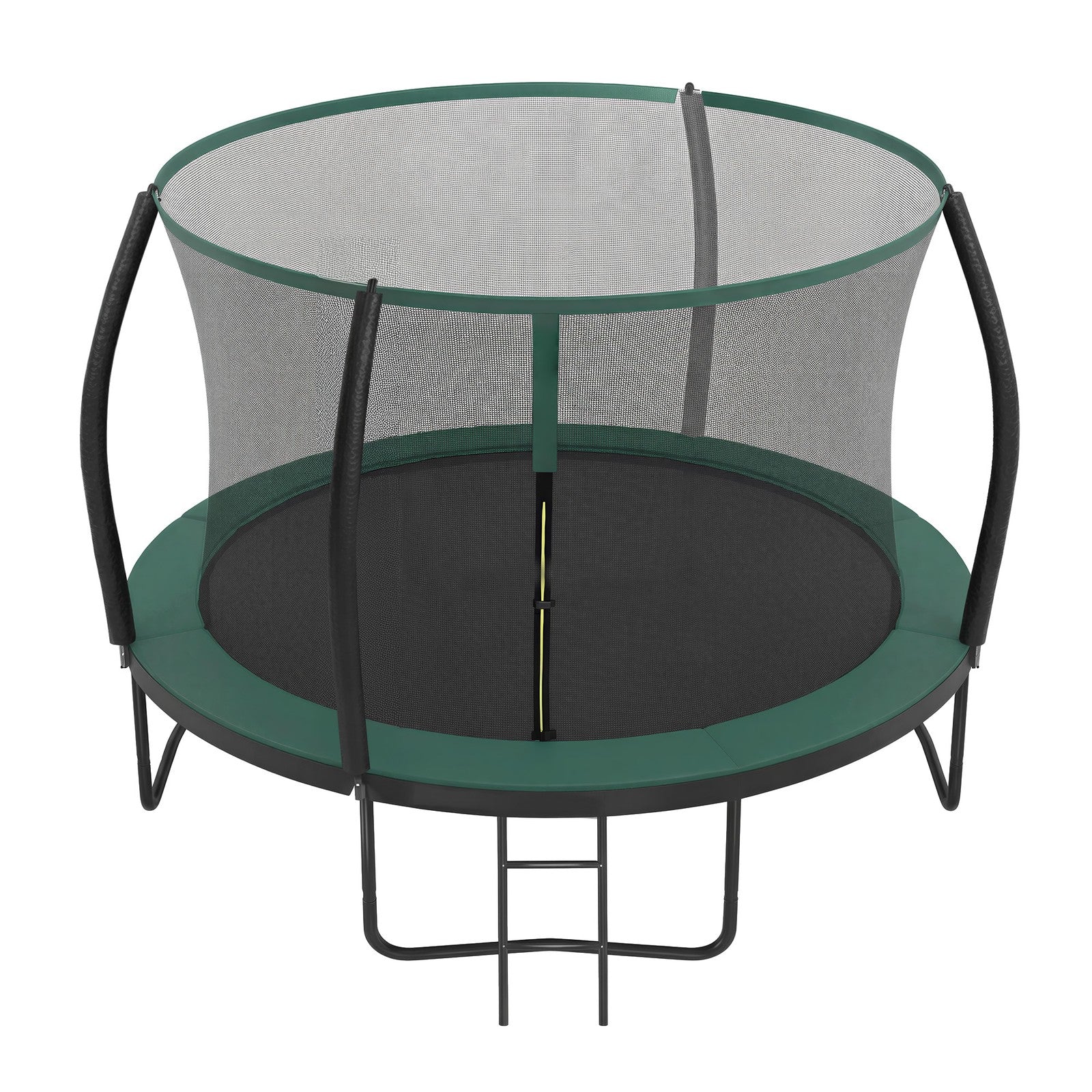 Outdoor Trampoline for Kids - Frame: Steel Tubes; - Black