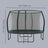 Outdoor Trampoline for Kids - Frame: Steel Tubes; - Black
