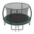 Outdoor Trampoline for Kids - Frame: Steel Tubes; - Black