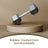 Pair of Hex Dumbbells - 10kg - Plastic - Anti-Rolling Design