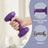 Hex Neoprene Dumbbells Set with Stand - Neoprene - Multicolor - Matte Finish