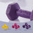 Hex Neoprene Dumbbells Set with Stand - Neoprene - Multicolor - Matte Finish