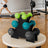 Dumbbell Set - Neoprene - Lime, Teal, Light Grey - Non-Slip Hex Design