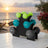 Dumbbell Set - Neoprene - Lime, Teal, Light Grey - Non-Slip Hex Design