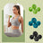 Dumbbell Set - Neoprene - Lime, Teal, Light Grey - Non-Slip Hex Design