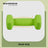 Dumbbell Set - Neoprene - Lime, Teal, Light Grey - Non-Slip Hex Design