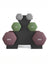 Hex Dumbbells Set - Iron - Grey - with Stand - kg