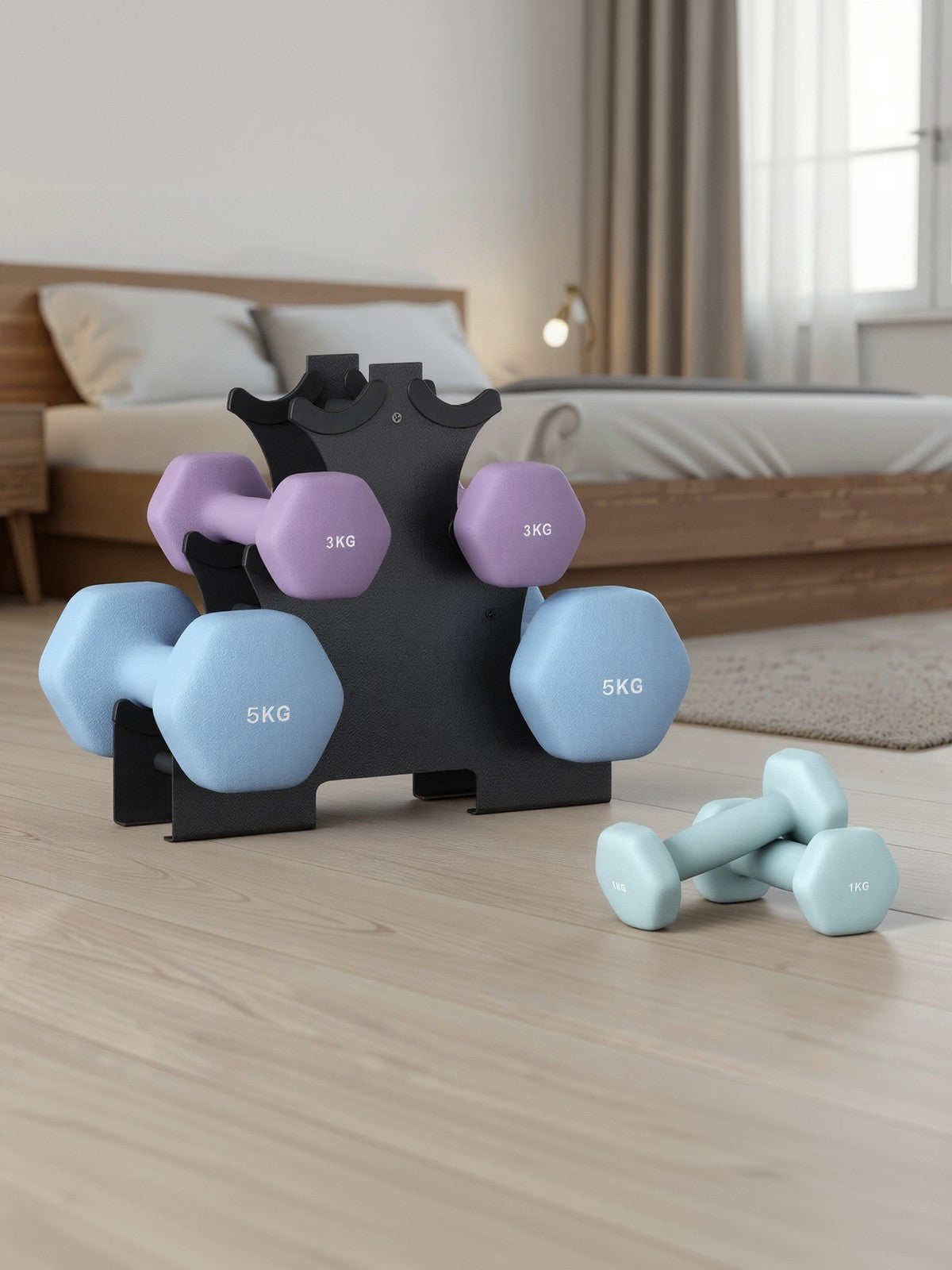 Hex Dumbbells Set