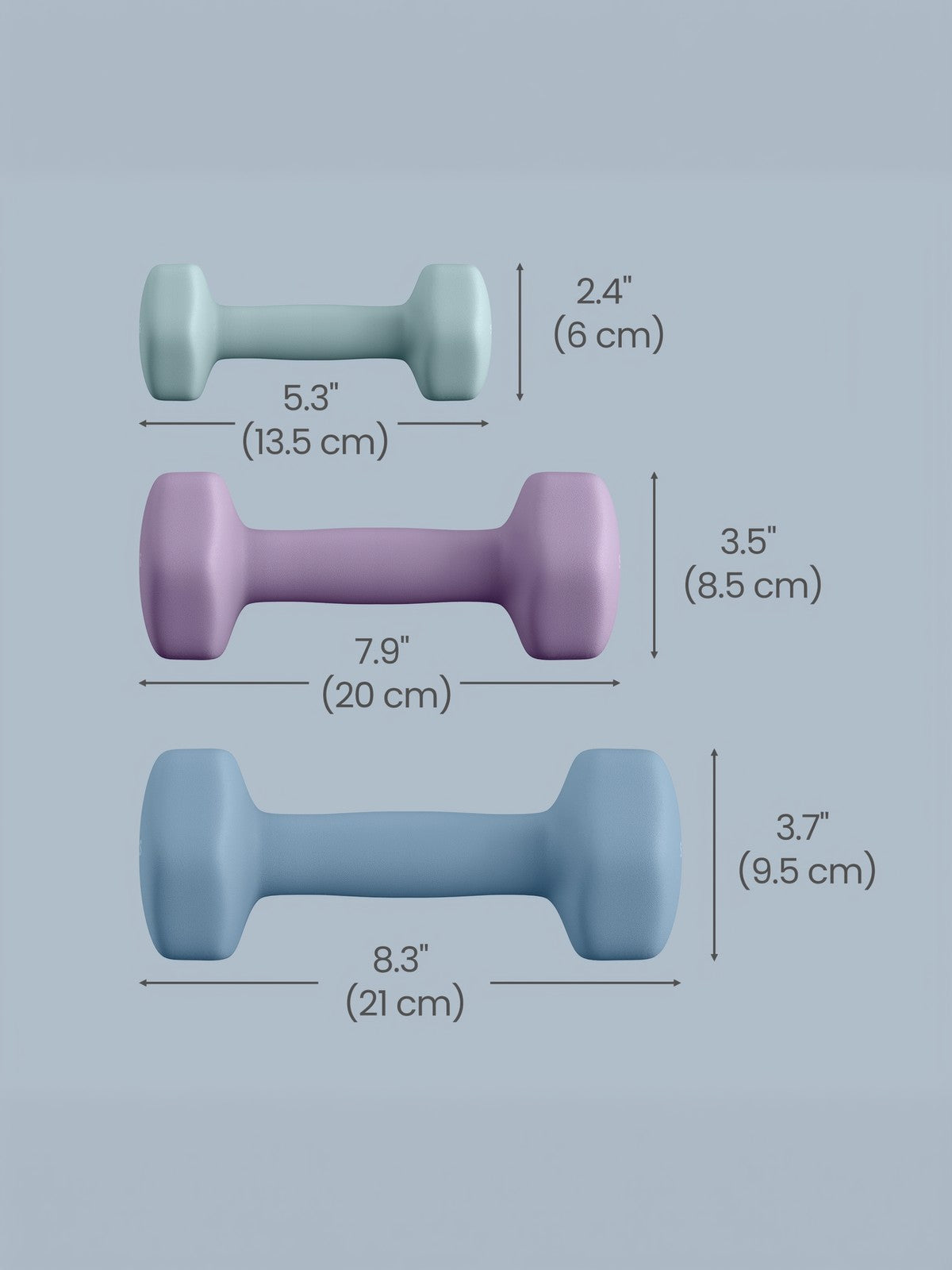 Hex Dumbbells Set