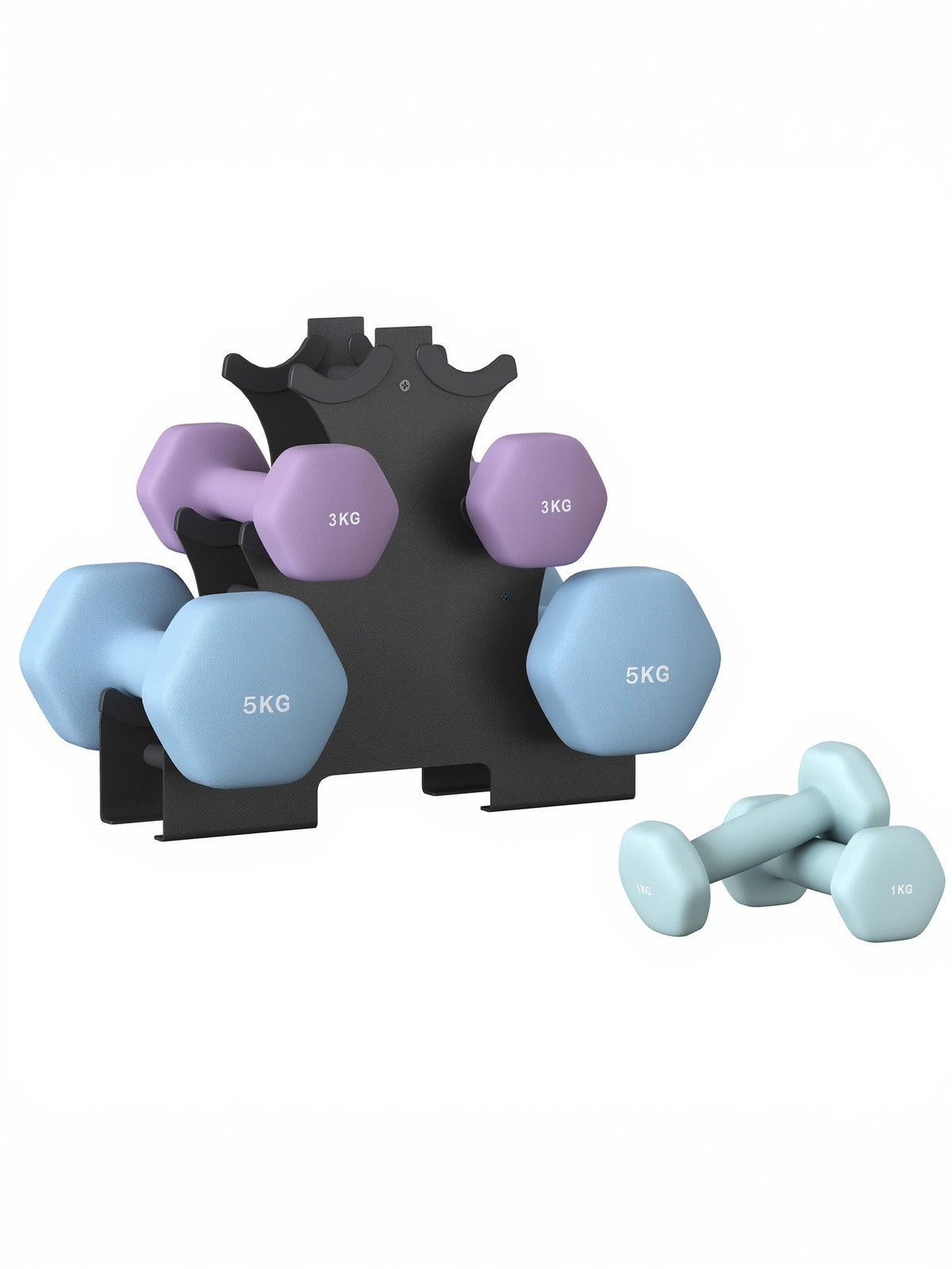 Hex Dumbbells Set