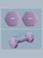 Hex Dumbbells Set - Iron - Grey - with Stand - kg
