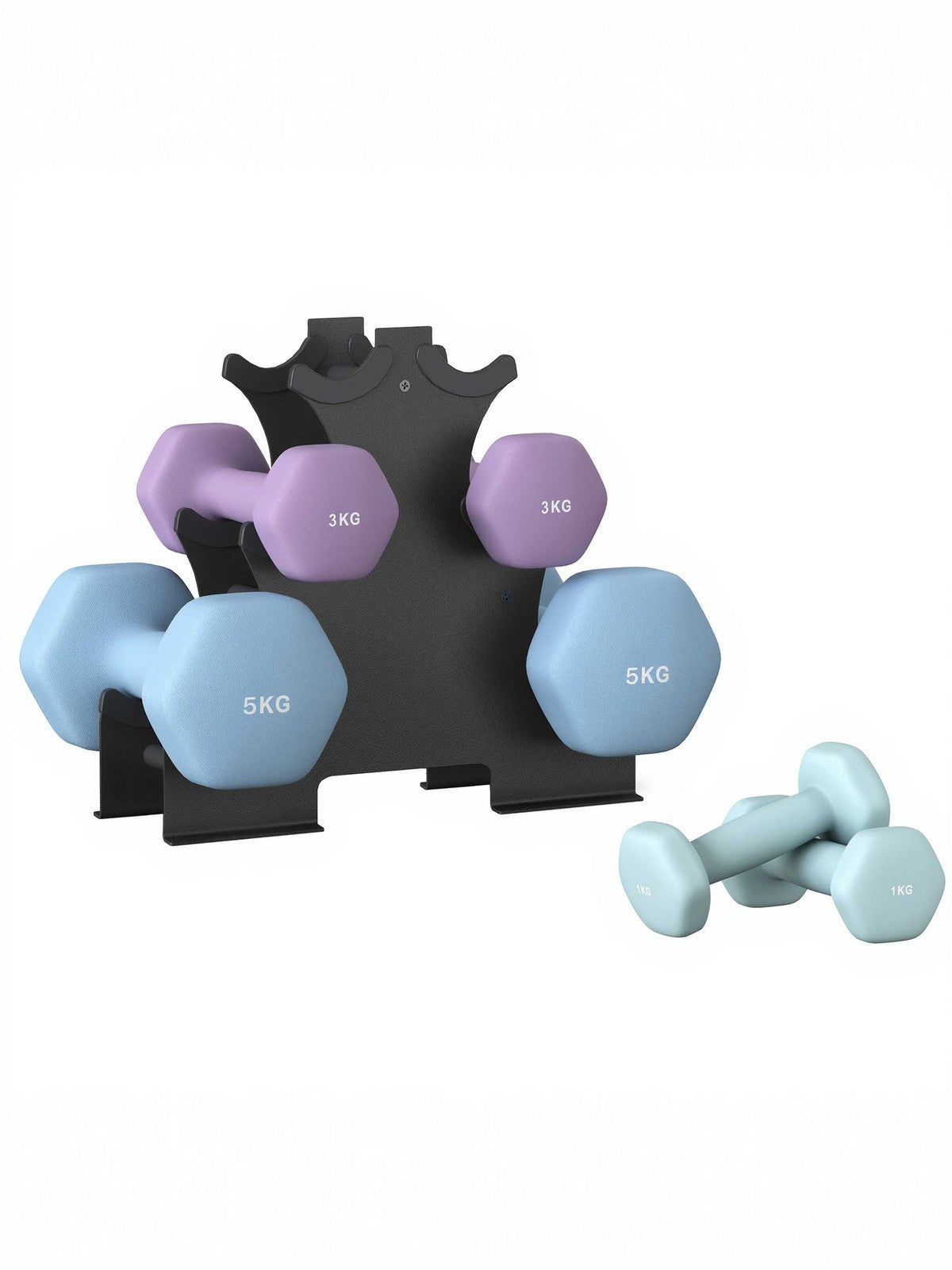 Hex Dumbbells Set