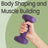 Set of 2 Dumbbells - Neoprene - Purple - Hexagonal Design for Home Workout