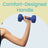 Set of 2 Neoprene Dumbbells - Harbor Blue - Vinyl Coating
