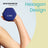 Set of 2 Neoprene Dumbbells - Harbor Blue - Vinyl Coating
