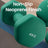 Set of 2 Neoprene Dumbbells - Neoprene - Green - Waterproof and Non-Slip