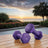 Set of 2 Hexagonal Dumbbells - Neoprene - Green - 2 kg Each for Home Workout