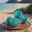Set of 2 Hexagonal Neoprene Dumbbells - 2 x 2 kg - Green - Ideal for Home Workout and Fitness