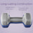 Set of 2 Dumbbells - Cast Iron and Neoprene Coating - Blue