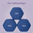 Set of 2 Dumbbells - Cast Iron and Neoprene Coating - Blue