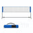 Badminton Net - Steel Poles and PE Net - Blue